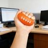 Bright Colored Football Hand Grip Ball High Elasticities Ball for Stress Relief Hand Training and Children Playtimes