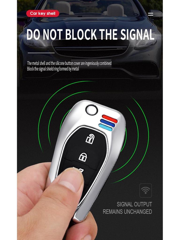 Premium Chevrolet Cruze Key Cover for Men & Women - Personalized High-Grade Shell & Buckle