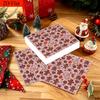 20pcs Disposable Napkins Withgingerbread Man Pattern Print for Wedding,Parties,and Daily Use for Thanksgiving Fall Christmas Table Decoration