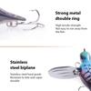 80mm Size Topwater Fishing Lures 12g Weight Metal Blade Wings Simulation Birds Lures Floating Type Artificial Design