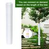 Corrugated Tree Protector Tree Trunk Guard Tube Bark Protector Sleeve Wraps To Protect Tree from Deer Rodents Mowers Trimmers for Saplings Tree