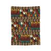 Black History Month Wool Blanket  Novelty Throw Blankets for Home 125*100cm Plush Thin Quilt