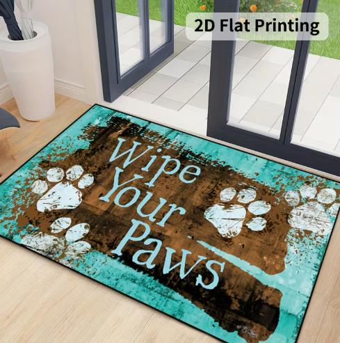 

Dog Claw Carpet Soft Non Slip Washable Living Room Bedroom Indoor and Outdoor Entrance Carpet Modern Abstract Carpets 40x60cm