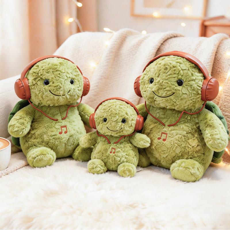 Cartoon Turtle Plush Toy With Pp Cotton Filling For Kids Birthday Gift And Collectible Decor