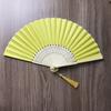 Cooling Tool Silk Hand Fan Wear Resist Hand Held Fan Fashionable Dance Fan  Festival Party