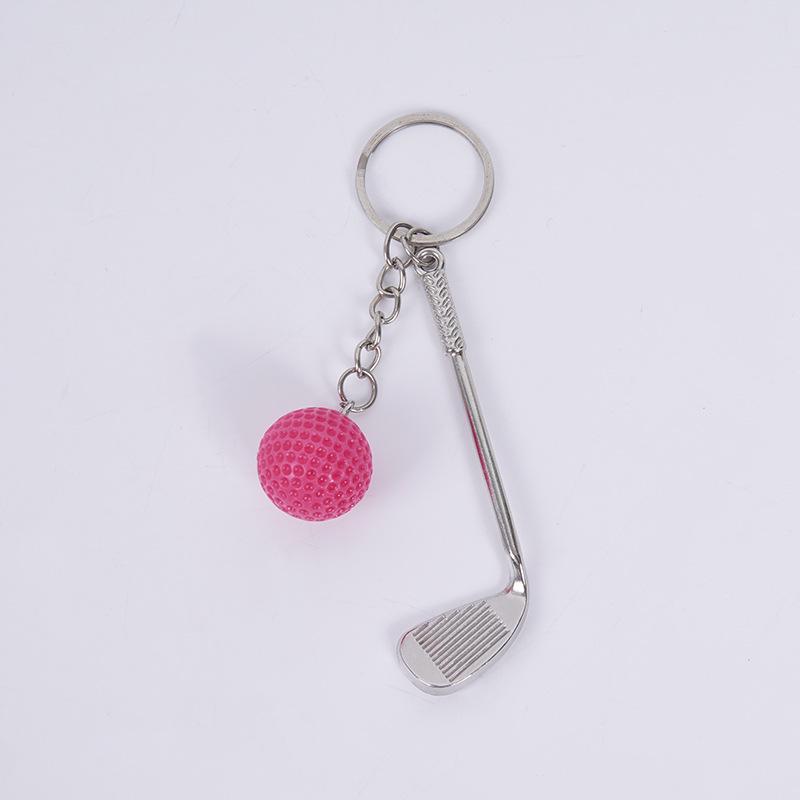 Golf Ball Keychain Pendant: Creative Sports Accessory for Couples