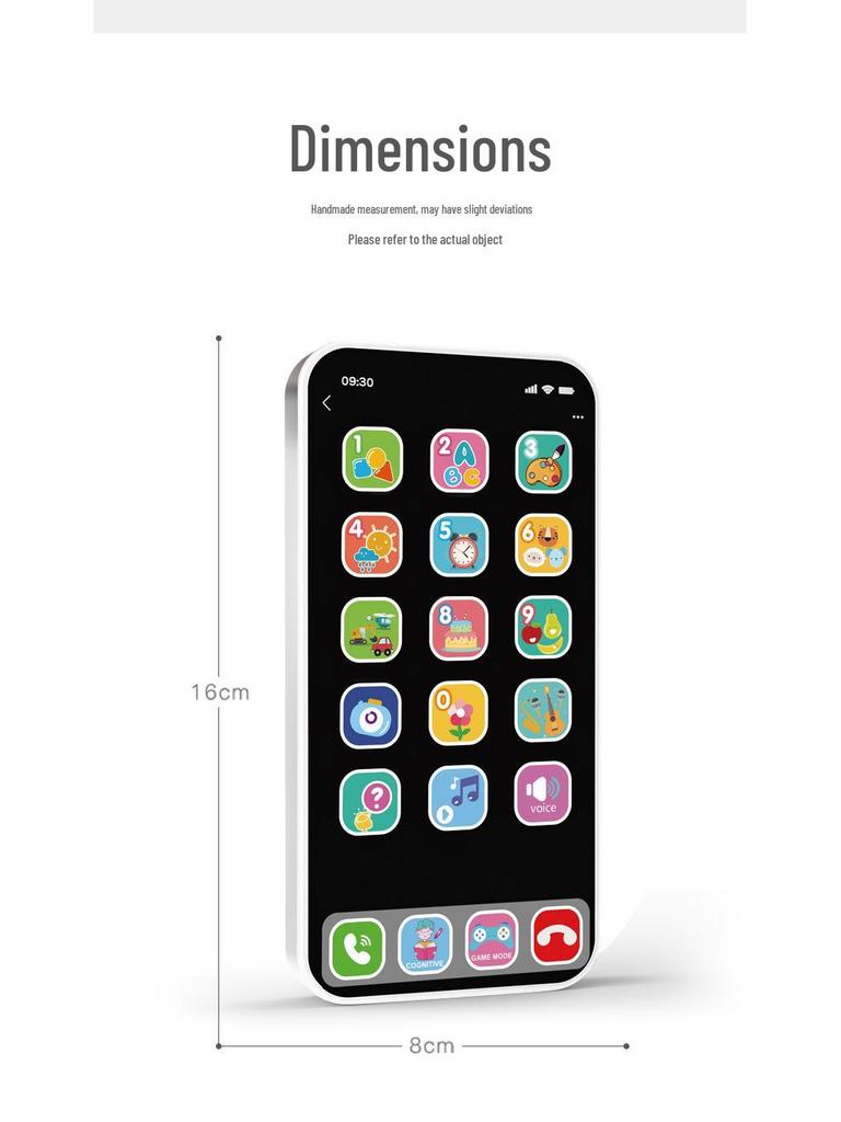 Children's Educational Toy: Multi-Mode Musical Touchscreen Phone Model