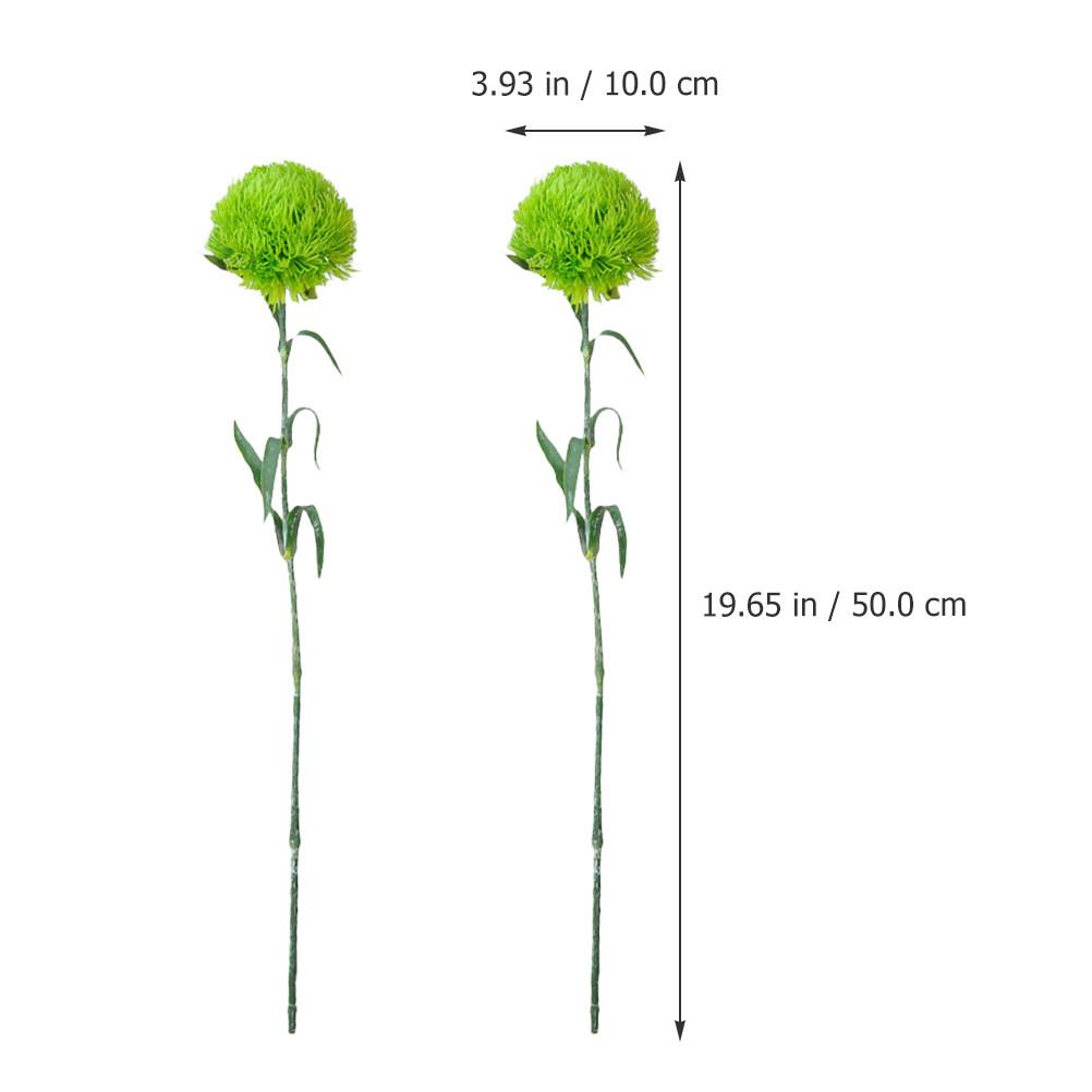 

2Pcs Artificial Greenery Balls Long Stem Plants Decor Small Faux Plants Indoor Tabletop Vase Decorations Lifelike Faux