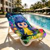Coraline Print Beach Towel Design, Soft, Lightweight. for Home Bathroom, Spa, Pool, Yoga, Surfing, Camping, Gift for Family, Friend