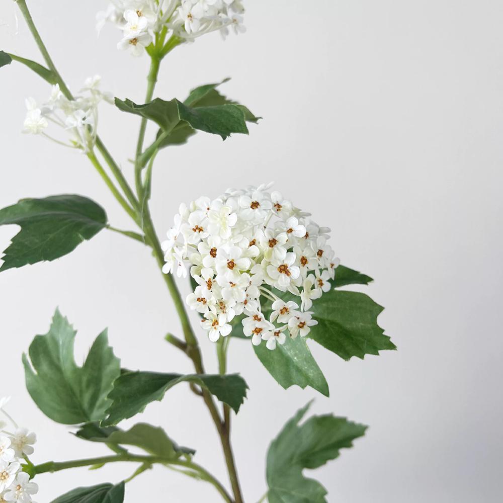 Weiß Rostig Klein Künstliche Blume Schneeball Kunststoff Braut Handgehaltenes Bouquet Florale Arrangements Natürliche Ästhetik Dekor Frühling