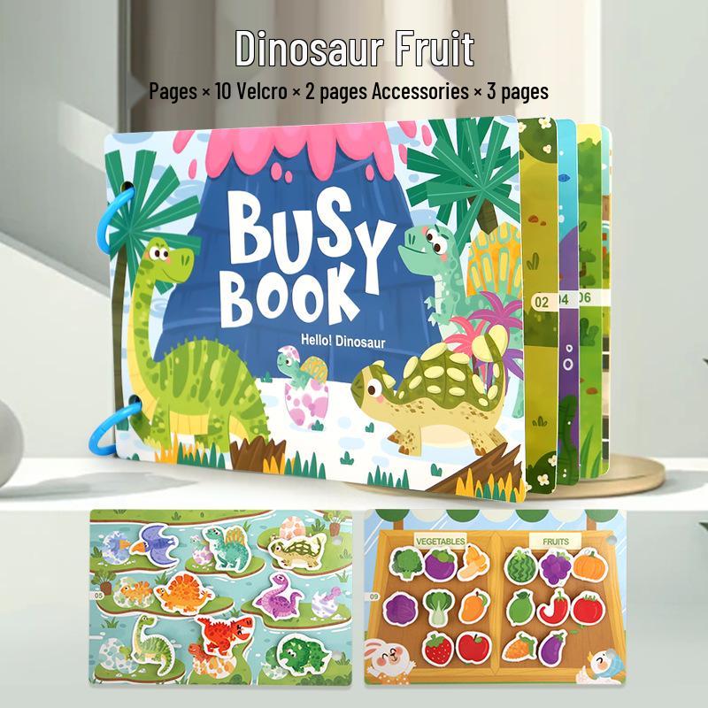 Cross-border Early Education Busy Book: Quiet Puzzle for Letter & Number Recognition
