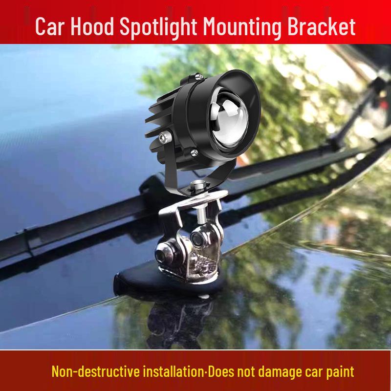 Off-Road Vehicle Headlight Bracket Clip: Strong Light Fixture for Hood and Roof