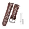 Comfort Focused Replacement Leather Watch Band Featuring Soft Feel and Improved Airflows for Extended Wear