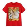 Champion du bouchage de toilettes Graphiques Mèmes Drôles Impression T-shirts Mignon Animal de Compagnie Humour T-shirts à Manches Courtes
