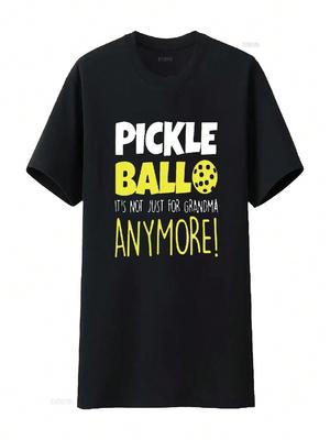 Wounisex Funny Pickleball Grandma T Shirt Black Medium Vintage Washed Unisex Streetwear Graphic Comfortable Breathable Stylish