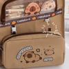 Student Stationery Bag Learning Bag Cartoon Pattern Textbook Storage Bag Large Capacity Lightweight Multi-functional Tote Bag