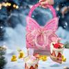 Sommerfugle Håndholdt Blomsteræske Gennemsigtig PVC, Universelt Blomsterhandler Emballagemateriale Til Festivaler, Valentinsdagsgave