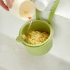 Hanging Sink Basket Button Drain Storage Split Filter Basket 1 Second Install for Kitchen Bathroom Space Saving Durable Plastic