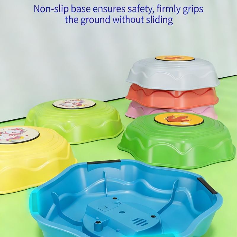 Interaktives Kinder-Trittsteine-Set, 6 Stück, mit Musik und Lichtern für das Motoriktraining