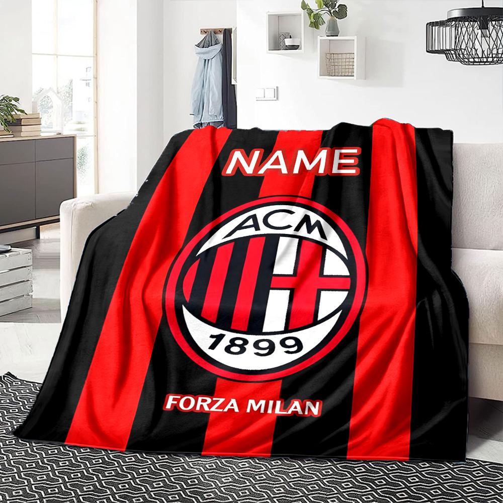 Custom Name Bayern Munich Crest Blanket for Couch & Bed, Plush Cozy Fuzzy Blanket Super Soft & Warm Blankets for Fall and Winter. 0908292