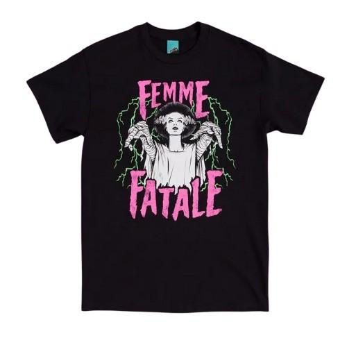 The Bride Of Frankenstein Unisex Adult Femme Fatale T-Shirt