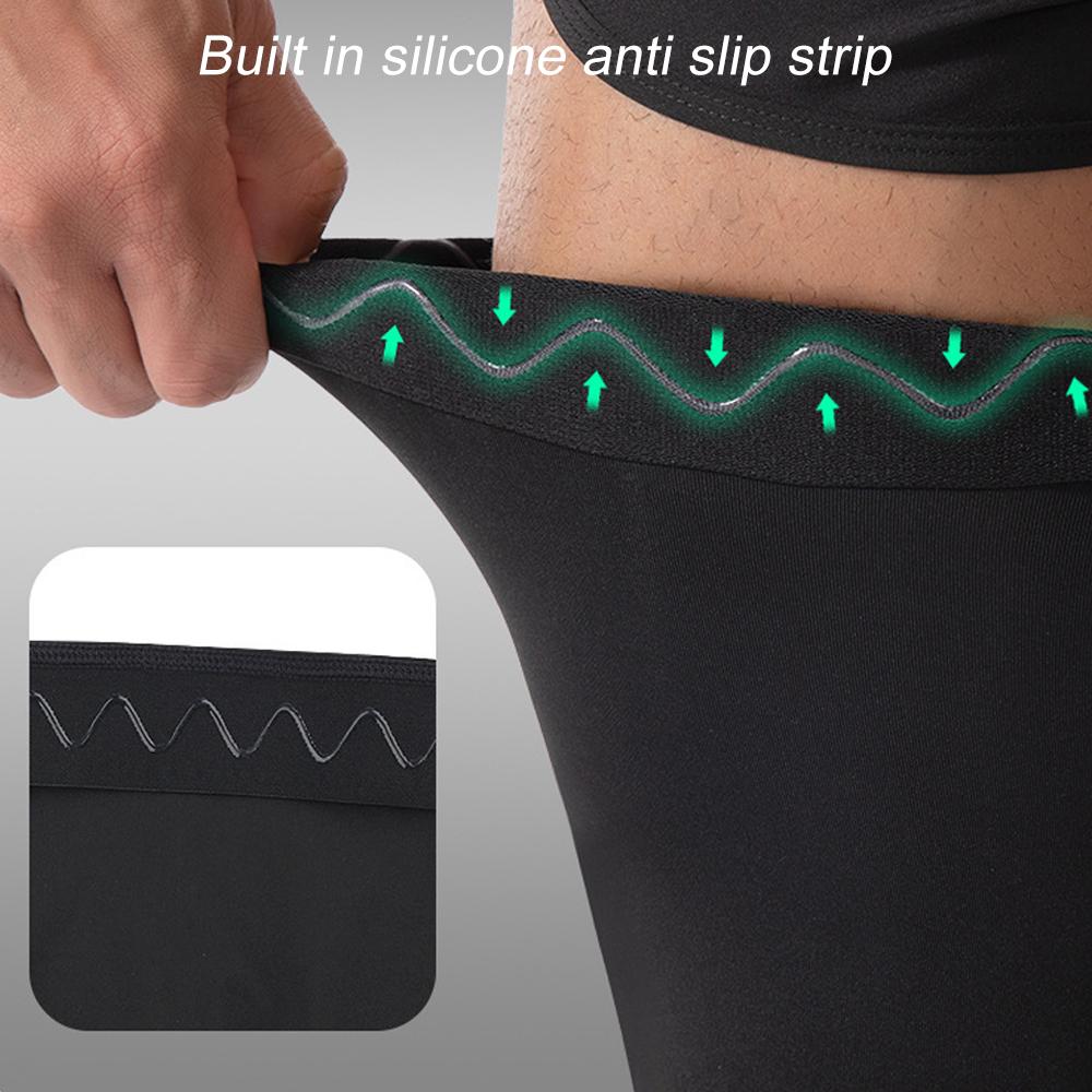 1Pcs  Full Leg Compression Sleeve Uv Cycling Warmers For Men & Women - Lightweight Compression Leggings With Uv Protection