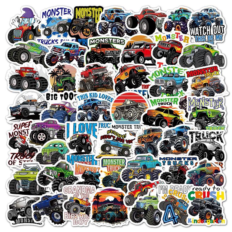 Sales 50Pcs Truck Graffiti Stickers Laptop Guitar Luggage Bike Skateboard Waterproof Sticker Decal K