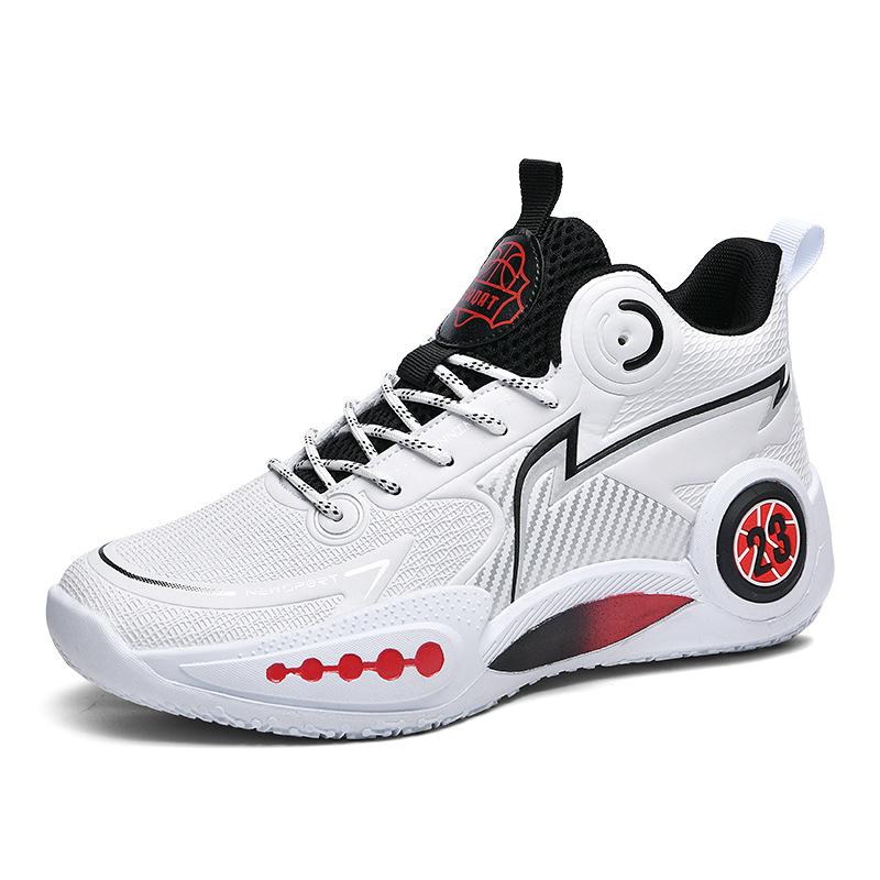 New basketball shoes, boys and girls actual training shoes EVA sole non-slip, wear-resistant and shock-absorbing sports shoes