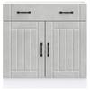 Kitchen Base Cabinet "Lucca" Concrete Gray Glued Wood