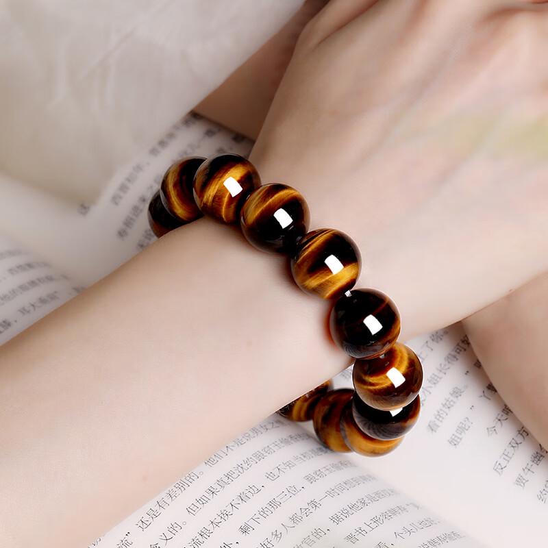 Shiyue Jewelry Luxury Lightning Pattern Yellow Tiger Eye Bracelet