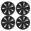 4pcs Wheel Hub Cap Model S Style 19 Inches Wheel Rim Protector Replacement for Tesla Model Y 2020 To 2023 Matte Black