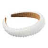 Handmade Braided Elegant Girls Hair Hoop Full Faux Crystal Beads Decor Luxury Hairband Hair Accessories