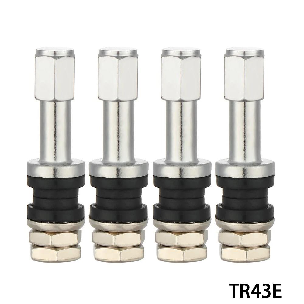 Tr43e air valve for pneumatic tire, V5 metal wheel nipple tr48e for Tubeless tire Wheels Tires Parts
