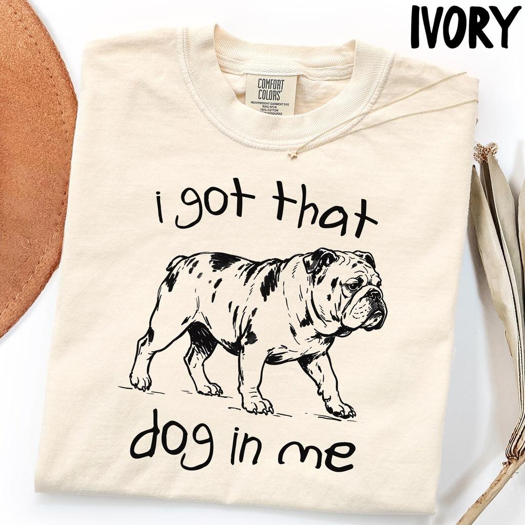 English Bulldog Dog Comfort Colors Shirt, Doodle Dog Mom T-shirt, Funny Whimsical Mothers Day Gifts, Dog Mama Tee, Pet Tshirt, Trendy