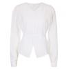 Shop Women V Neck Button Open Lace Modern Guest Look Sheer Blouse iVory Rj Wbl