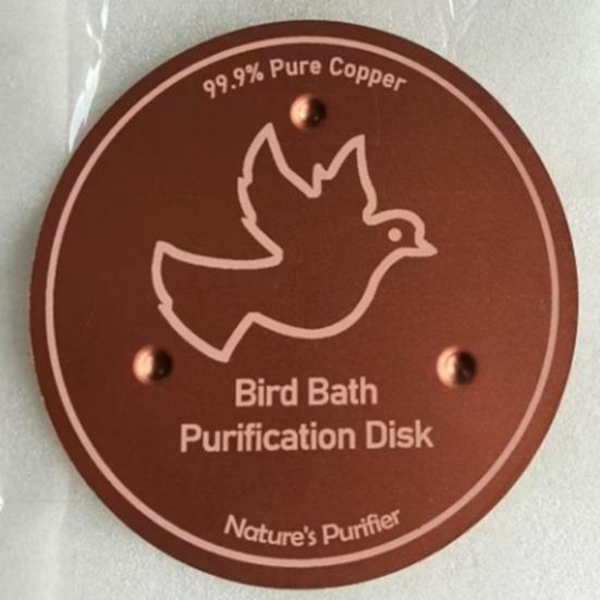 Hummingbird Bath Copper Disk Easy To Use Universal Fit Pure Copper Cleaning Disk with Triple-Point Support