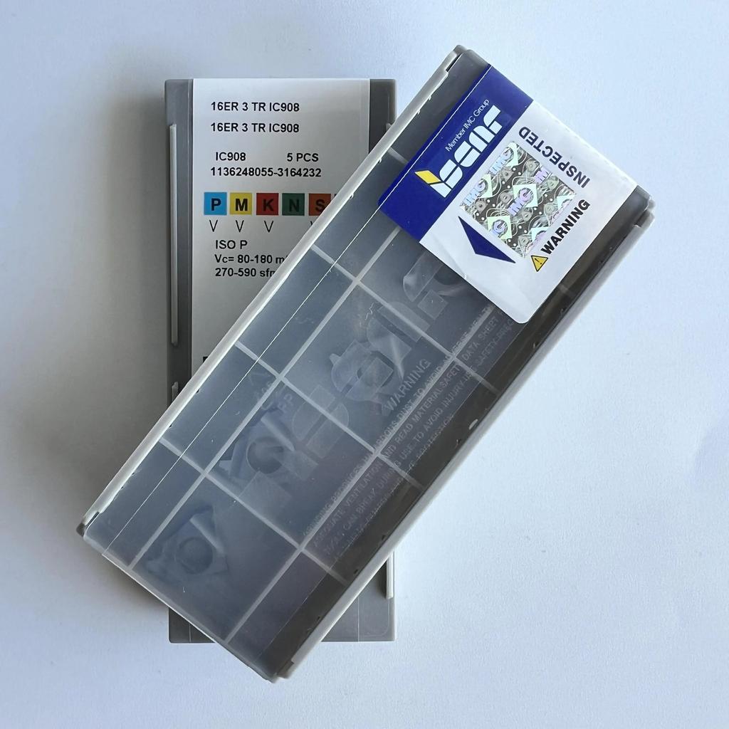 ISCAR / 16ER3TR IC908 /Industrial indexable carbide inserts 10 Pcs