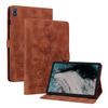Custodia per Tablet in Pelle PU Squisito Design Floreale Goffrato per Nokia T20