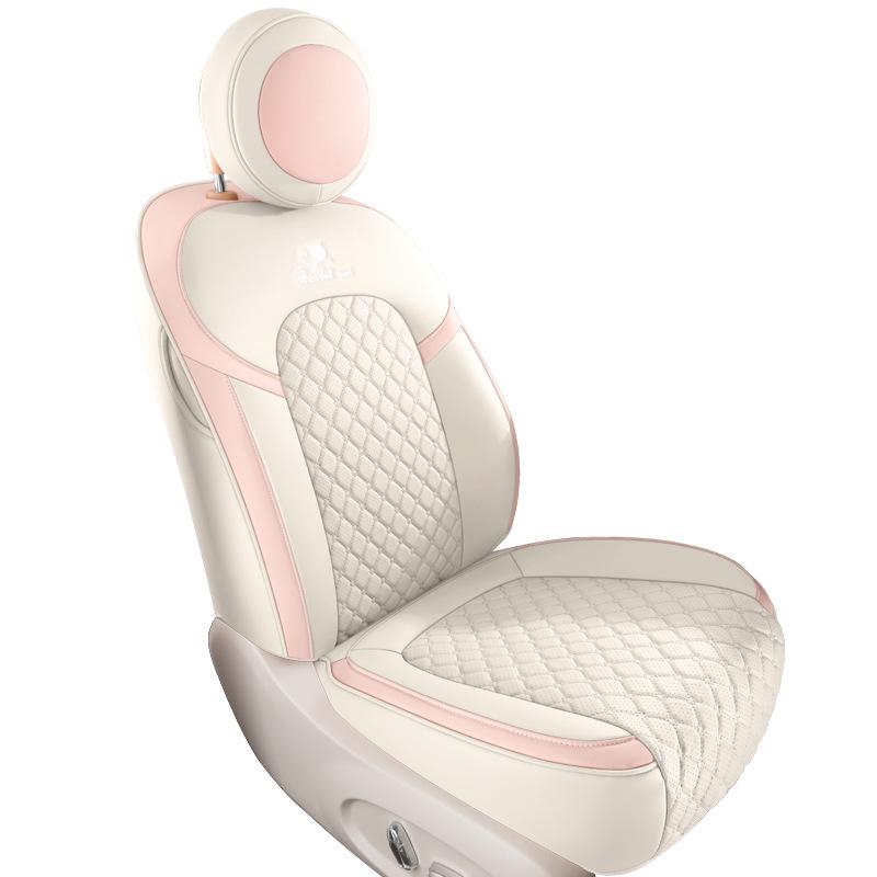 ORA Ballet Cat Cartoon Seat Cushion: All-Season, Full-Wrap Car Seat Cover In Special Leather.