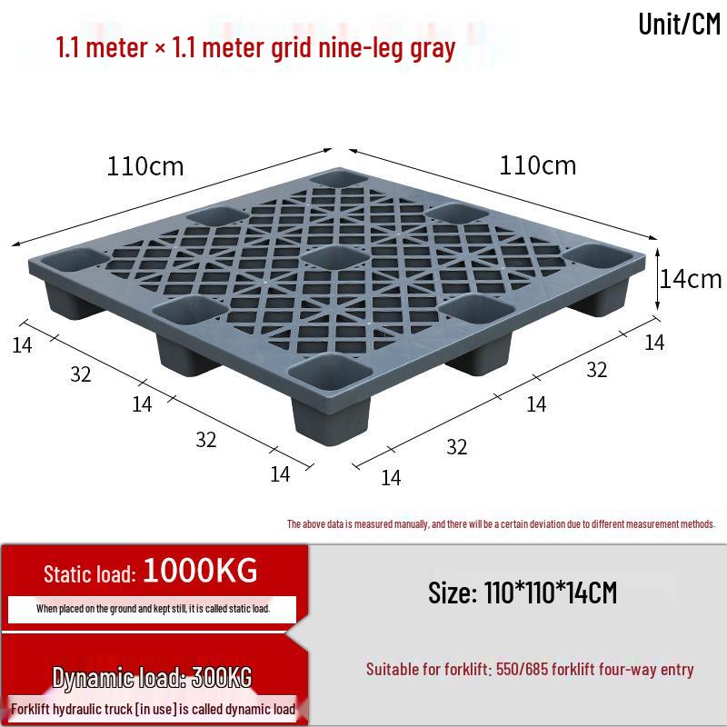 Moisture-Proof Plastic Forklift Pallet Platform Tray