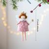 Cloth Christmas Angel Doll Hanging Pendants Xmas Tree Pendant Plush Toy Pendant  Home Decor