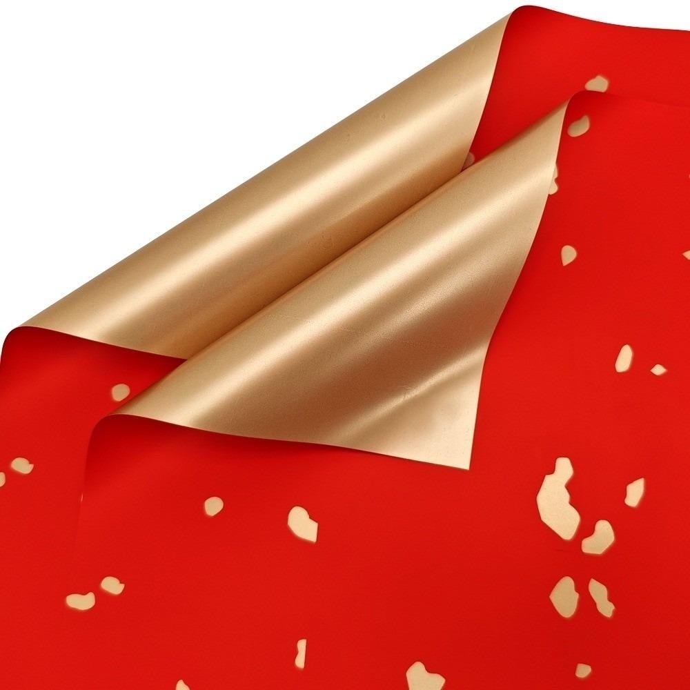 20PCS 57*57cm OuYa Gift Wrapping Paper Korean Style Elegant Florist Wrapping Paper Gold-sprinkled Gilded