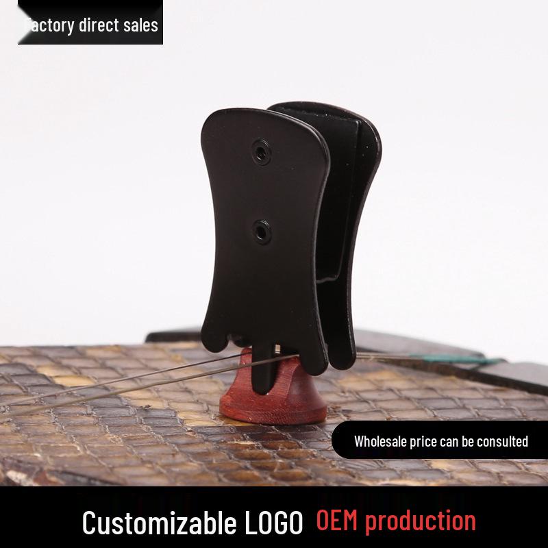 

Black Erhu Butterfly Mute Clip Silencer for Ethnic Musical Instruments