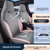 BYD Dolphin Ventilated Seat Cover Set - Premium Full Coverage with One-Piece Headrest for All Seasons.