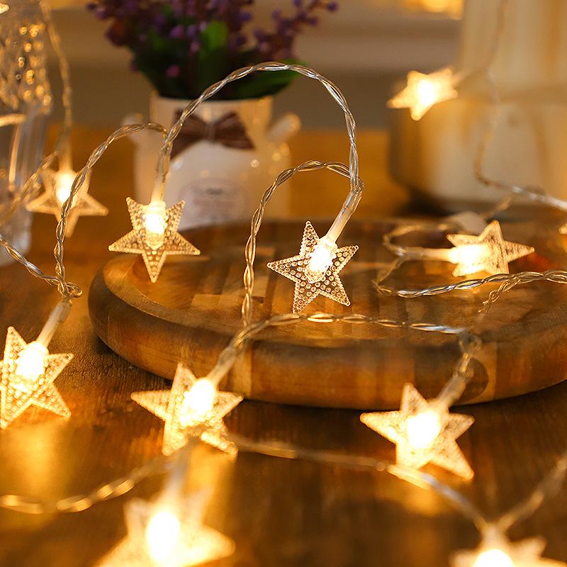 LED Star & Ball String Lights for Celebrations