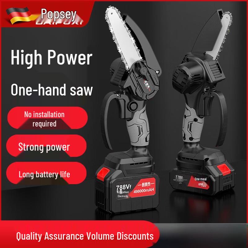 BAIPUXI Cordless Electric Chainsaw CN plug (adapter included)
