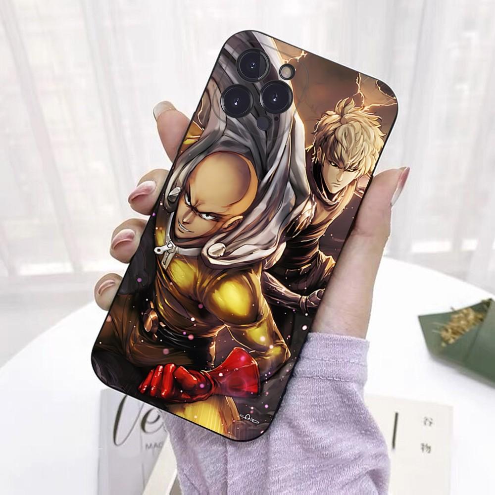 One Punch Man Phone Case For IPhone 16 15 14 11 12 13 Mini Pro XS Max Cover 6 7 8 Plus X Funda Shell