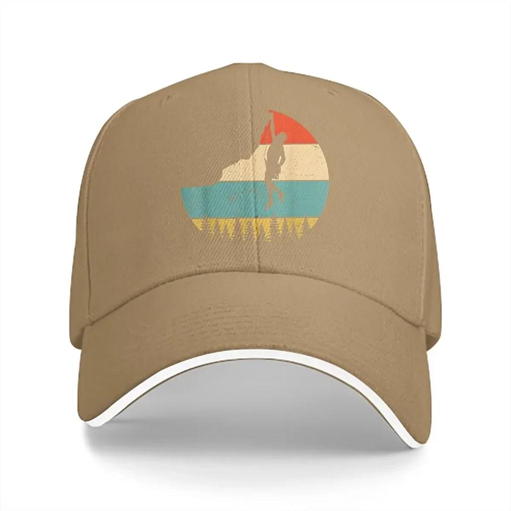 Lezecká retro západ slunce kšiltovka Unisex klobouky Dámské ochrana proti slunci Snapback Lezecké kšiltovky