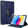 Case + Tempered Glass - BOOLING - iPad A16 (11 ") / iPad 10 (10.9") Rotative 360° - Navy Blue