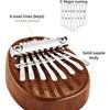 MEINL Sonic Energy Collection Mini Kalimba, Sapele, 8 Keys, C Major Scale, KL8MINI (Ribbon Included)